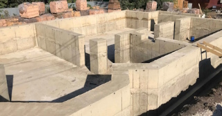 Фундамент с цокольным этажом под ключ заказать в Благовещенске -  фундамент цокольный этаж под ключ цена от 7304 руб за м2